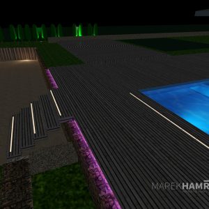 Návrhy osvetlenia - vizualizácia - exteriérové osvetlenie