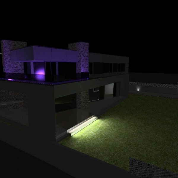 Návrhy osvetlenia - vizualizácia - exteriérové osvetlenie